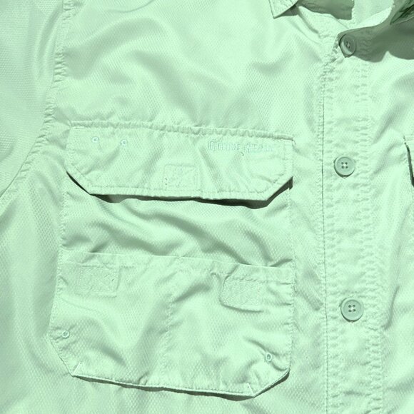 Guide Gear Men's shirt Large Green Long Sleeve Adventure Quick Dry - Picture 6 of 10